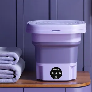 Bebek giysileri iç çamaşırı sutyen Mini lavlaviçin taşınabilir 8L taşınabilir çamaşır makinesi mini lavportatil