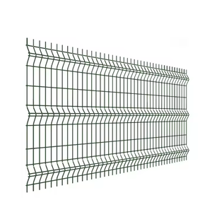 Clôture en fil de fer soudé en V 3D, revêtue de PVC pour clôture de jardin - Product Image 2