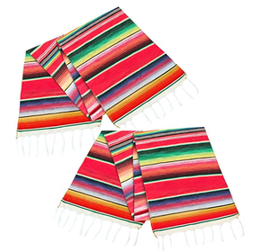 Serape mexicain 14X84 pouces <span class=keywords><strong>chemin</strong></span> <span class=keywords><strong>de</strong></span> <span class=keywords><strong>Table</strong></span> frange en coton pour les décorations <span class=keywords><strong>de</strong></span> mariage <span class=keywords><strong>de</strong></span> fête pique-niques en plein air Tables à manger - Product Image 5