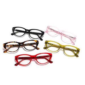 Montures de lunettes pour femmes Conchen, style œil de chat, en acétate, monture complète, fabriquées à la main, style rétro, pour un usage quotidien - Product Image 3