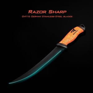 Coltello da Filettatura per Pesca con Lama in Acciaio Inossidabile, Ecologico, Durevole, di Livello Professionale, con Impugnatura Antiscivolo e Fodero Incluso - Product Image 6