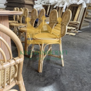 เก้าอี้หวายเด็กทำด้วยมือเป็นมิตรต่อสิ่งแวดล้อมสำหรับวันเกิดงานแต่งงานงานเลี้ยงเฟอร์นิเจอร์วัสดุธรรมชาติที่นั่งทนทาน - Product Image 2