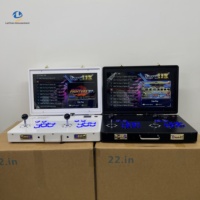 Console d'arcade à double joystick, 21 pouces, 2 joueurs, bouton de jeu d'arcade, kit de joystick d'arcade, console de jeu vidéo