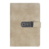 Premium Leather Bujo Diary Contraseña Lock Notebook A5 Low MOQ Business Paper Gift Organizer Planner