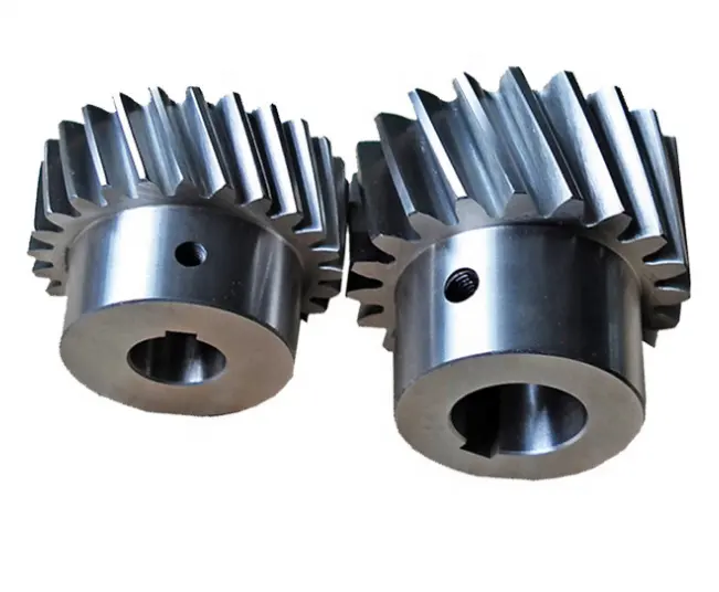 High precision steel cnc helical gear and pinion