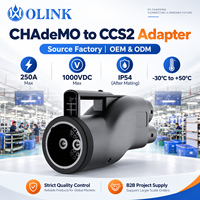 Adaptateur CHAdeMO vers CCS2 OLINK Factory Direct 1000V 250A pour voitures électriques, connecteur de chargeur DC EV pour station de charge DC japonaise