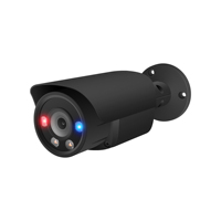 Cámara IP Bullet PoE YCX H.265 5MP con Alarma de Luz Roja y Azul, Detección Facial, VCA, AI-ISP, Visión Nocturna Super Color
