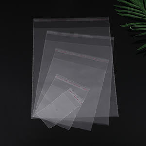 カスタム異なるサイズの透明な生分解性OPPバッグリサイクル可能な粘着性プラスチックポリバッグ - Product Image 1