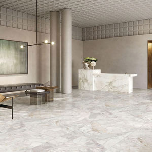 Azulejos de Porcelana con Textura Mate Rústica Replicada Personalizada para Toda la Casa, Azulejos de Piso de Mármol de la Serie <span class=keywords><strong>Cretan</strong></span> para Sala de Estar de Villas de Lujo - Product Image 1