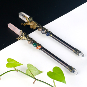 Baguette Magique en Cristal Naturel, Cristal de Guérison Feng Shui, Quartz Clair, Améthyste, Quartz Rose, Baguette Magique à Vendre - Product Image 5