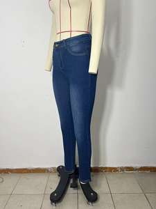 Jean skinny tendance pour <span class=keywords><strong>femme</strong></span>, taille haute, multicolore, en denim extensible et respirant, idéal pour l'été, le quotidien, le travail, le shopping et les week-ends - Product Image 6