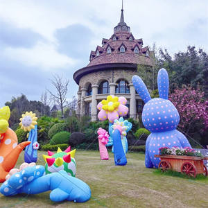 Portable Party Event Decor Air Sealed <strong>Inflatable</strong> Teddy <strong>Bear</strong> Transparent Neon Pink <strong>Inflatable</strong> Giant <strong>Gummy</strong> <strong>Bear</strong> - Product Image 2