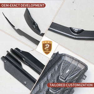 أطقم جسم مناسبة لـ ، شفروليه كورفيت C8 OEM مجموعة هيكل من ألياف الكربون ، الخائن الأمامي ، تنورات جانبية للشفاه ، جناح الناشر الخلفي - Product Image 2