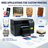 Printer Flatbed UV I3200 U1 HD A3 Otomatis Portabel Mendukung Lebih dari 1000 Jenis Bahan, Film UV DTF, Stiker & Botol Silinder Putar