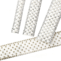 Patchs brodés en sequins et perles de 3,5*4 cm, autocollants en forme de cœur et de nœud pour vêtements, vente en gros
