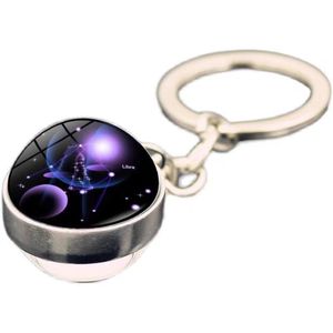 Tùy Chỉnh Năng Lượng Mặt Trời Hệ Thống Hành Tinh <span class=keywords><strong>Keychain</strong></span> Hai Mặt Thủy Tinh Bóng Với Phát Sáng Tinh Vân Mặt Trăng Trái Đất Mặt Trời-Vật Liệu PVC - Product Image 3