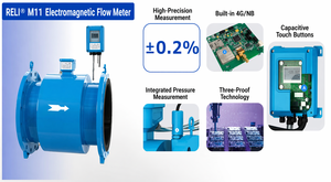 M11 Electromagnetic <strong>Flow</strong> <strong>Meter</strong> With Multi-Alarm System For Intelligent Water Management - Product Image 6
