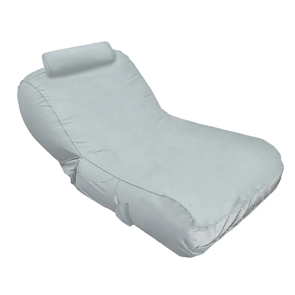 OEM Lazer Ao Ar Livre Sun Cadeira Cama Chaise Inflável Air Lounger Espreguiçadeira