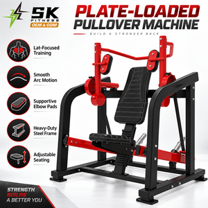 Máquina de <span class=keywords><strong>Pullover</strong></span> Sentado con Carga de Placas SK MAX5 para Propietarios de Gimnasios y Distribuidores de Equipos, Ideal para la Construcción de Instalaciones Comerciales de Entrenamiento de Espalda - Product Image 4