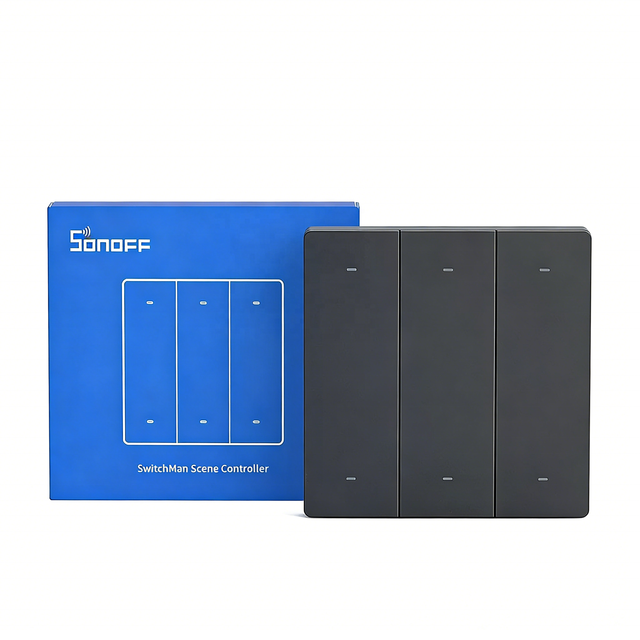 R5 SwitchMan Scene Controller Smart Switches with Battery Free-Wiring EWeLink-Remote Control Works with Alexa Google Home