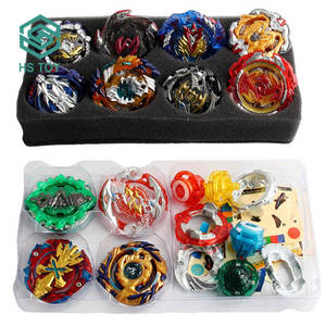 HS oyuncak 12 adet <span class=keywords><strong>Mini</strong></span> plastik patlama iplik üst çocuk Gyro fırıldak oyuncağı ile saklama kutusu toptan - Product Image 3