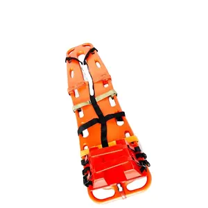 High Strength PE Emergency Plastic Spine Board First Aid Transfer Stretcher With Belts