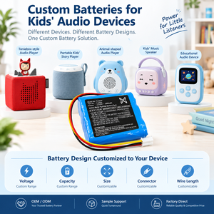 Pack de batteries personnalisé pour lecteur audio pour enfants <span class=keywords><strong>Toniebox</strong></span> 50AA5S, batterie Ni-MH 3,6 V, fabrication directe OEM ODM - Product Image 3