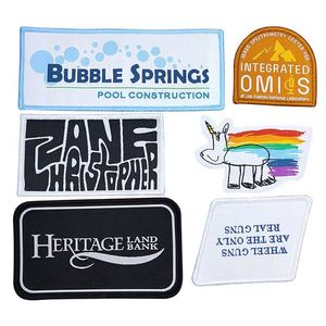 Parches tejidos personalizados con logotipo de marca de moda, etiquetas tejidas con gancho y bucle, parches termoadhesivos para ropa - Product Image 3