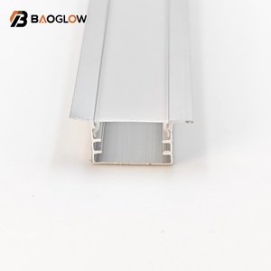 Vente en gros de profilés en aluminium LED personnalisés 15*09 sans rainures pour bandes LED arrière avec diffuseur transparent laiteux en aluminium - Product Image 3