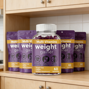 Gomitas para Aumentar de Peso Sin Azúcar de Marca Privada OEM de Fábrica, Dulces para Mejorar la Digestión, Suplemento Dietético <span class=keywords><strong>Vegano</strong></span>, Gomitas para Aumentar de Peso - Product Image 3