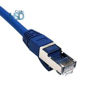 Conector de PVC para uso en ordenador, cable de red interior, Conector de cobre, CCA, cat6A, UTP, FTP, 1,5-50M, cat 6a