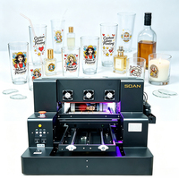 Printer UV Flatbed A3 XP600 dengan Sistem Pengeringan UV LED dan Printhead Epson untuk Pencetakan Casing Ponsel, Akrilik, Logam, dan Silinder