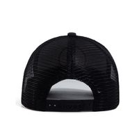 Gorras de béisbol de gamuza con borde curvo de dos tonos y logotipo bordado personalizado, gorras de camionero de malla de 5 paneles de gamuza para hombre