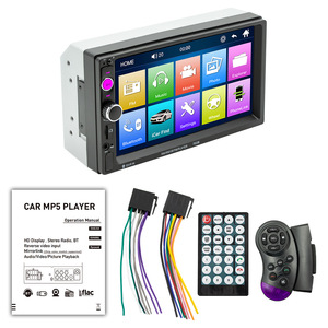 Reproductor MP5 Carplay MP4 de 7 pulgadas para coche, manos libres, tarjeta FM, inserción, amplificador de potencia, Radio, prioridad inversa 7023b - Product Image 6