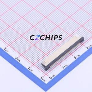 FC10-S24DCT-00 FFC/FPC Connector SMD,P=1mm,Horizontal Mount Connector Drawer Type Bottom Contact 24P 1mm - Product Image 1