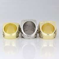 Juego de 3 Anillos de Campeonato de los Denver Broncos de 1997, 1998 y 2015 para Hombre, Regalo, Joyería, Accesorios
