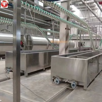 Équipement automatique d'abattage de poulet de bétail à échelle réduite pour l'abattage automatique du poulet
