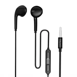 3.5Mm Oortelefoon Bedrade Oortelefoon In-Ear Draagbare Bas Voor Apple Sport Bedrade Oortelefoon Voor Iphone Met Microfoon