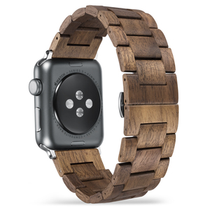 Correa de reloj NO BOX para <span class=keywords><strong>Apple</strong></span> <span class=keywords><strong>Watch</strong></span> 10 Banda de madera Compatible con Series 10 9 8 Ultra 7 <span class=keywords><strong>6</strong></span> SE 5 4 3 - Product Image 2