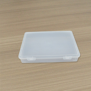 A4 Transparent <b>File</b> <b>Box</b> Rectangle 35x26x5cm Covered Document Organizer Storage Container For Birth Certificate Passport - Product Image 4