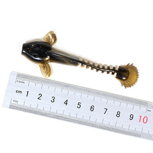 Leurre souple <span class=keywords><strong>de</strong></span> pêche en forme <span class=keywords><strong>de</strong></span> salamandre géante simulée, 6,5 cm 2,5 g, 9 cm 5,3 g, 10 pièces/sac - Product Image 3