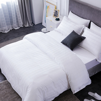 Collection de linge de lit Grand Patrician Marriott Signature Hotel, 300 fils, Hilton Direct, ensemble de draps, oreiller et couette