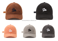 Gorra de Béisbol Deportiva de Algodón Twill con Bordado Personalizado, Estilo Desgastado, Unisex, de Lujo, para las Cuatro Estaciones, OEM ODM