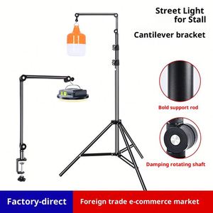 Foco Night Market Street Vending Lámpara Soporte Camping Telescópico Poste de soporte portátil <span class=keywords><strong>para</strong></span> lámparas <span class=keywords><strong>colgantes</strong></span> Iluminación exterior - Product Image 2
