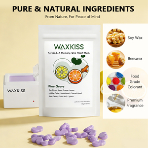 Pastilles de cire naturelle pour chauffe-cire électrique, biodégradables et à combustion propre, support OEM avec développement de moules - Product Image 6