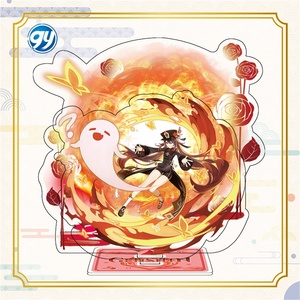 90 Style Populaire Jeu Genshined Impact Acrylique Stand Double Couche Anime <span class=keywords><strong>Nilou</strong></span> Xiao Ganyu Modèle Figure Plaque Bureau Décor Debout - Product Image 6