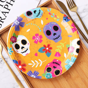 Platos <span class=keywords><strong>de</strong></span> fiesta del Día <span class=keywords><strong>de</strong></span> los <span class=keywords><strong>muertos</strong></span>, suministros <span class=keywords><strong>de</strong></span> fiesta del Día <span class=keywords><strong>DE</strong></span> LOS <span class=keywords><strong>Muertos</strong></span>, vajilla desechable para Fiesta Mexicana, Carnaval, vacaciones - Product Image 5