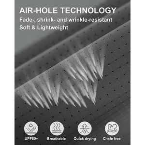 33000ft Herren Langarm-Sonnenschutzshirt UPF 50+ Schnelltrocknend Kühlendes Angelhemd - Product Image 6