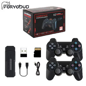 Console di Gioco Retro HD 64G X2 <span class=keywords><strong>Plus</strong></span> GD10 con 30000 <span class=keywords><strong>Giochi</strong></span>, 30 Emulatori PS1/N64, Controller Wireless, Spina USA, Regalo per Ragazzi - Product Image 1