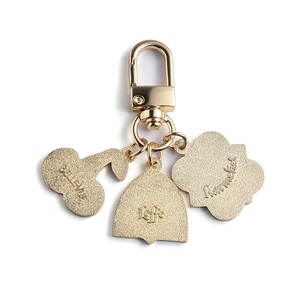 <b>Keychain</b> Charm <b>Custom</b> Logo Pendant Cherry Zinc Alloy Metal Gold Soft Enamel <b>Keychain</b> - Product Image 3